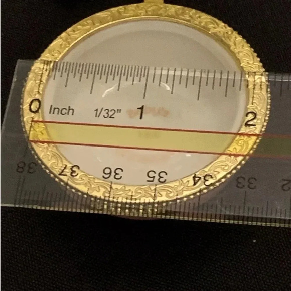 Vintage Baby Girl Pink 1st Christmas Trinket Box Hinged Ornament Round New 2” - Picture 9 of 9